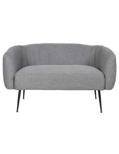 Sofa Poliester Metal 129x75x73 Gris