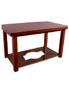 Mesa camilla barnizada wengue