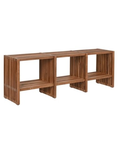 Mueble Tv Teca 130x30x45 11,00 Natural