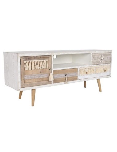 Mueble Tv Abeto Algodon 150x40x60 Natural