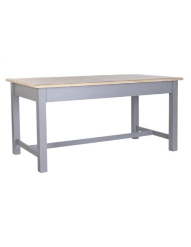 Mesa Comedor Paulownia Mdf 161,5x81,5x78 Gris