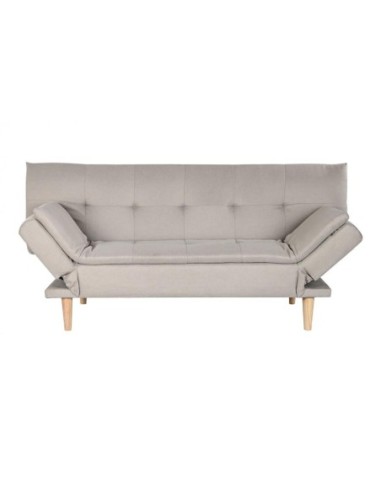 Sofa Cama Poliester Madera 180x85x83 Beige