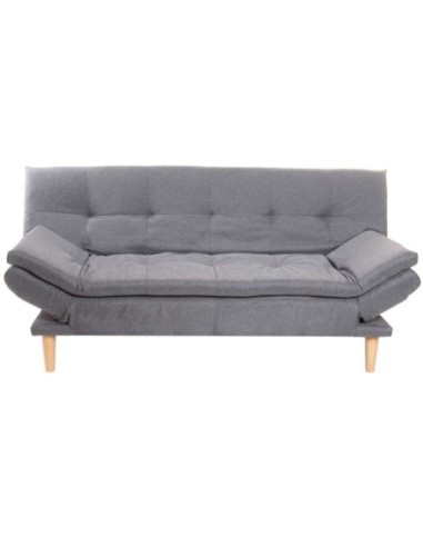 Sofa Cama Poliester Madera 180x85x83 Gris