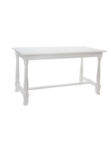 Mesa Comedor Madera 180x90x80 Blanco