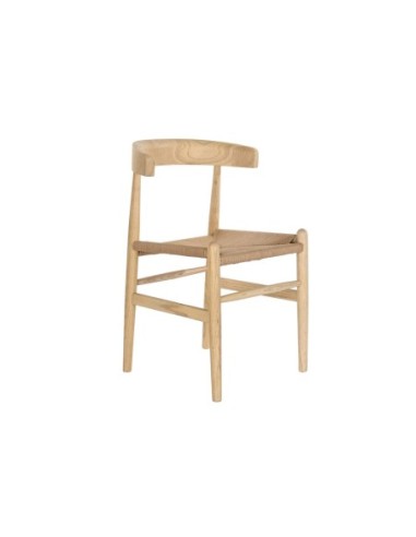 Silla Olmo Fibra 55x46x80 Natural  (Pack De 2 Uds)