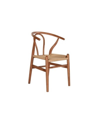 Silla Olmo Fibra 56x48x80 Natural  (Pack De 2 Uds)