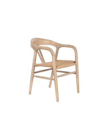 Silla Olmo Fibra 57x53x78 Natural  (Pack De 2 Uds)