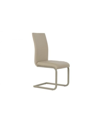 Silla Poliester Metal 41x55x96 Beige (Pack De 4 Uds)