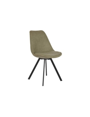 Silla Poliester Metal 48x58x84 Verde Musgo (Pack De 4 Uds)