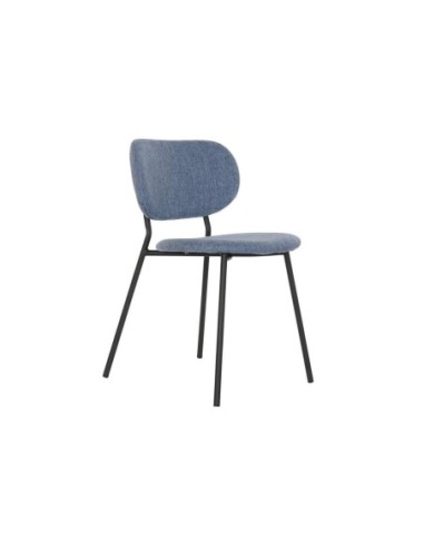 Silla Poliester Metal 52x47x77 47 Azul (Pack De 4 Uds)