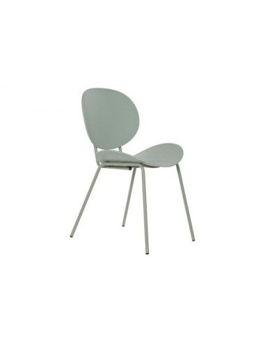 Silla Pp Metal 50x55x79,5 Mate Verde Menta (Pack De 4 Uds)