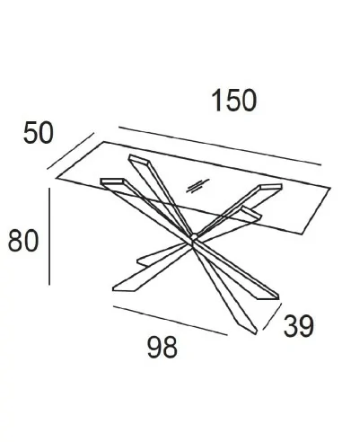 Consola Senna Medidas