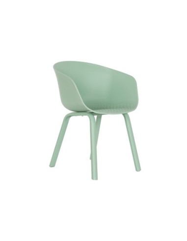 Silla Pp Metal 60x52x78 Verde Menta (Pack De 4 Uds)