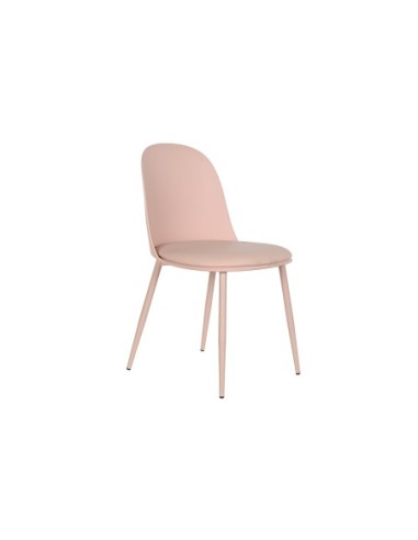 Silla Pp Pu 45x46x83 Rosa  (Pack De 4 Uds)