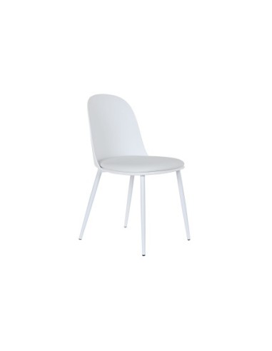 Silla Pp Pu 45x48x83 Blanco (Pack De 4 Uds)