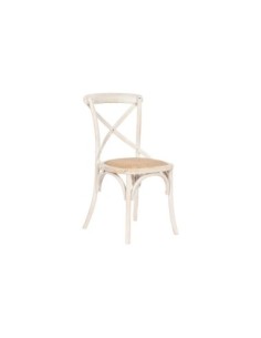 Silla Rubberwood Mimbre...