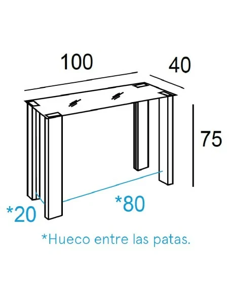 Consola Lito Medida Consola Lito Medida