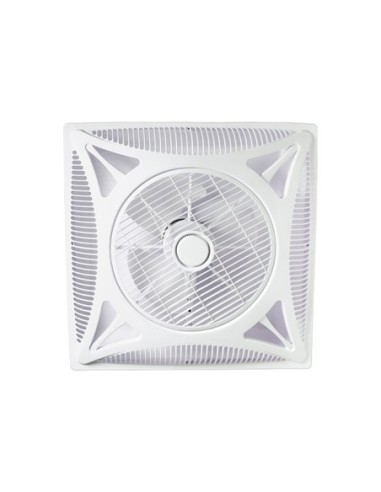 Ventilador empotrable AC PANEL blanco, 3 aspas, Al.59,8x59,8cm