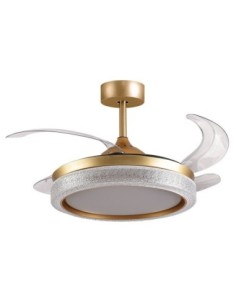 Ventilador DC ACANTO oro, 4...