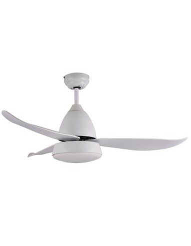 Ventilador DC MARINO blanco, 3 aspas, 16W LED 4000K, Al.45xD.122cm