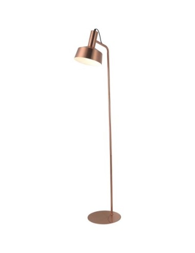 Lámpara de Pie LEANA 1xE27 L.25xAn.36xAl.136cm Cobre