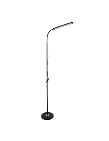 Lámpara de Pie OFFICE 8W LED 3000-4000-6000K A.174xD.21cm negro