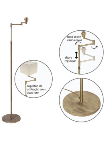 Lámpara de Pie SPACE brazo articulado... Lámpara de Pie SPACE brazo articulado...