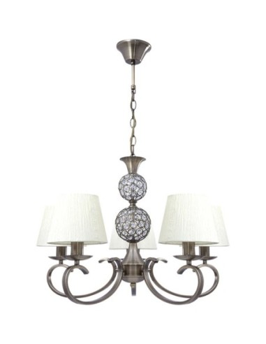 Lámpara de Techo HONDURAS 5xE14+1x5W...