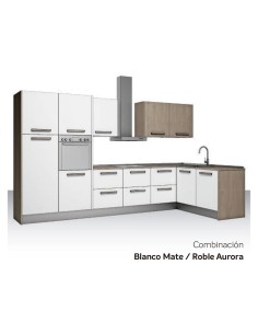 Conjunto Cocina Blanco Mate...