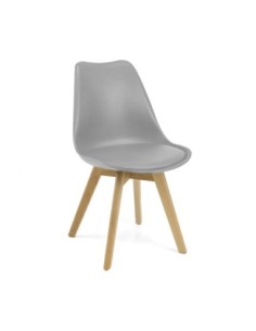 Pack 4 Sillas Nordic Gris...