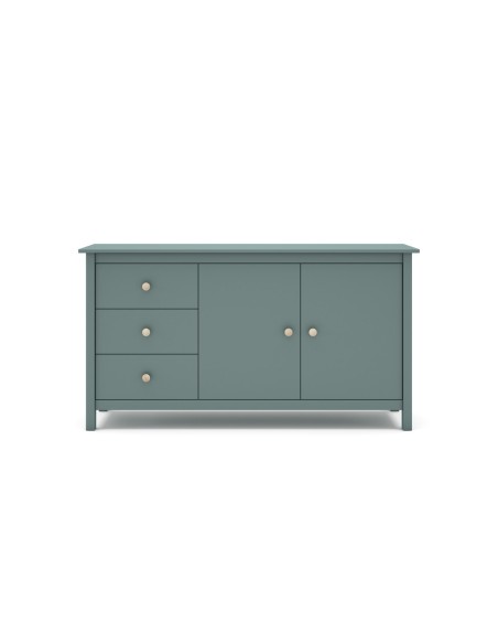Aparador Max (2 puertas 3 cajones) Verde Petroleo