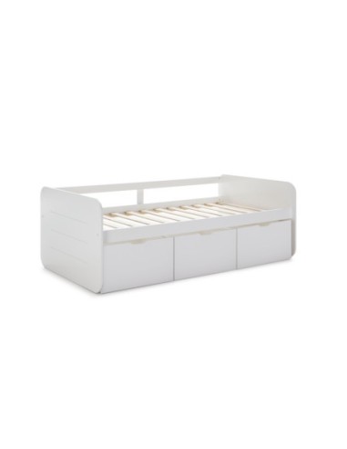 Cama Abbott 3c 90x190 Blanco