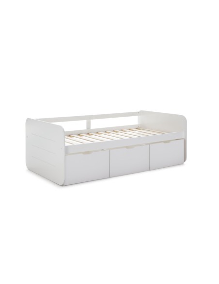Cama Abbott 3c 90x190 Blanco