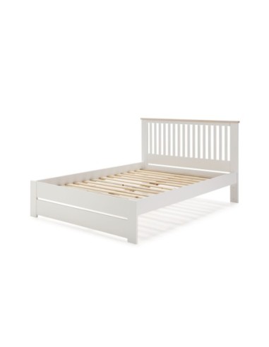 Cama Leba 140x190 Blanco/Cera Blanca C/Sm