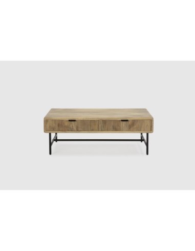 Mesa Centro Mundra 120cm Madera Mango Pata Metal