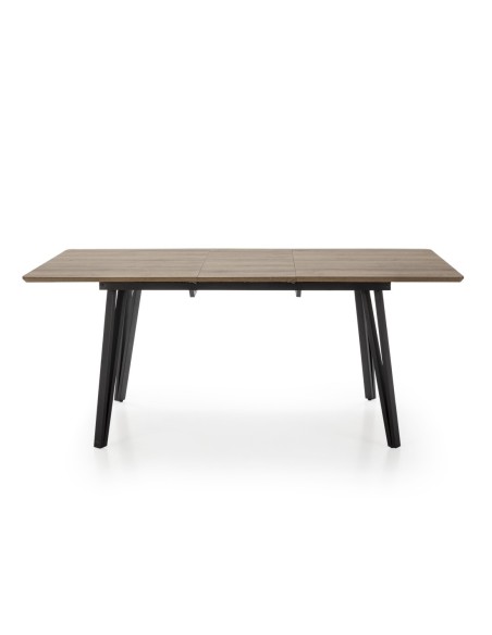 Mesa Rectang Extens Mulan 140/180 Roble/Negro