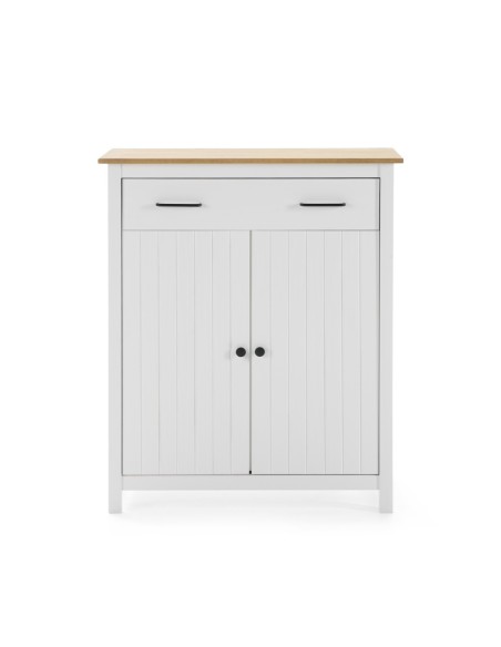 Mueble Aux. Miranda 2p1c Blanco/Cera