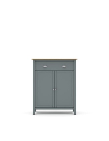 Mueble Aux. Misti 2p1c Verde Kaki 444c/Roble