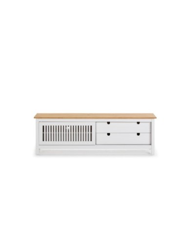 Mueble Tv Bruna 1ptacorr/2c Cera/Blanco Lav