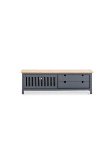 Mueble Tv Bruna 1ptacorr/2c Cera/Gris Ant