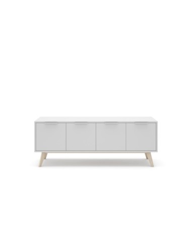 Mueble Tv Campus 4p Blanco/Cera Blanca