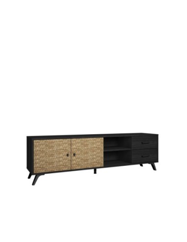 Mueble Tv Hanoi (2 puertas 2 cajones)2h Bocamina/Serigrafia