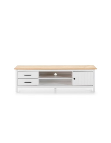 Mueble Tv Miranda 1p2h2c Blanco/Cera