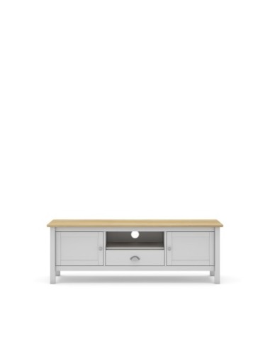 Mueble Tv Misti 2p1c1h Blanco/Roble