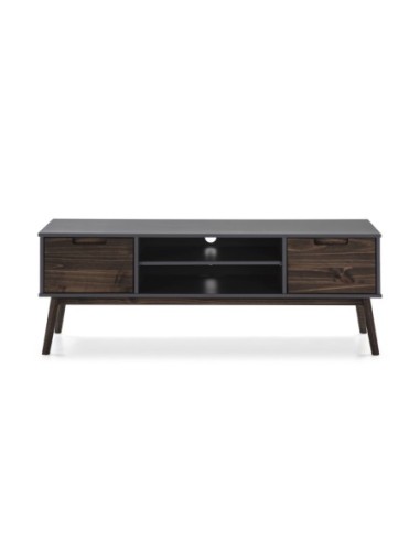 Mueble Tv Nussa 2p Gris Ant/Cera Osc