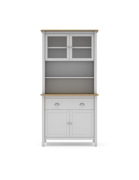 Buffet Misti 2pcr(2 puertas 2 cajones) Blanco/Roble