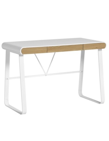 Escritorio Astrid 3c 110cm Blanco/Roble Escritorio Astrid 3c 110cm Blanco/Roble