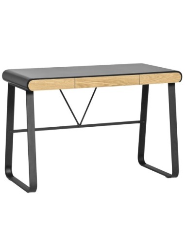 Escritorio Astrid 3c 110cm Negro/Roble Escritorio Astrid 3c 110cm Negro/Roble