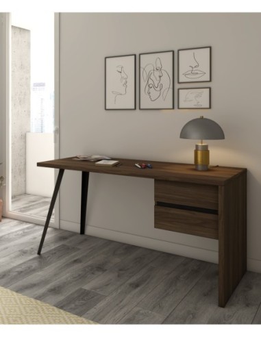 Escritorio Rio2 2c Nogal/Bocamina Escritorio Rio2 2c Nogal/Bocamina
