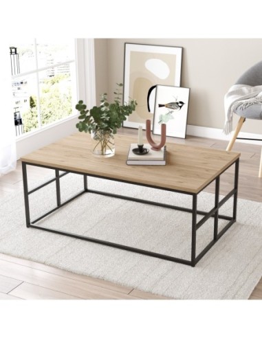 Mesa Centro Milena Sepet/Metal Negro